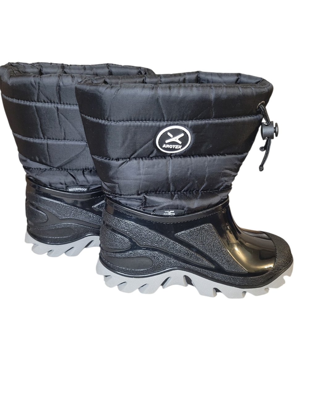 Arotix Kids Black Winter Snow Boots